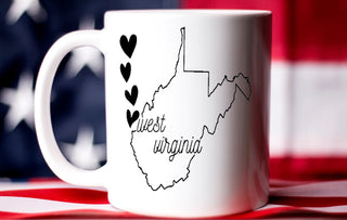 Love West Virginia Coffee Cup