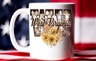 West Virginia Daisy Coffee Cup