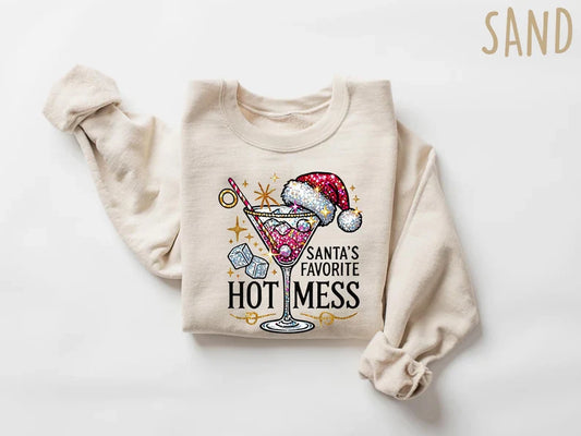 SANTAS HOT MESS- BUNDLE - TAN CREW