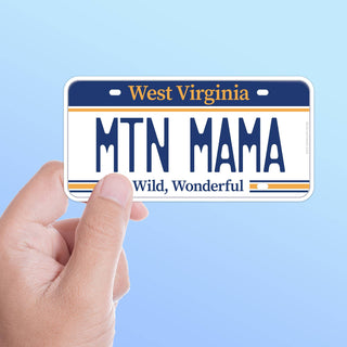Sentinel Supply - Mountain Mama West Virginia License Plate Sticker